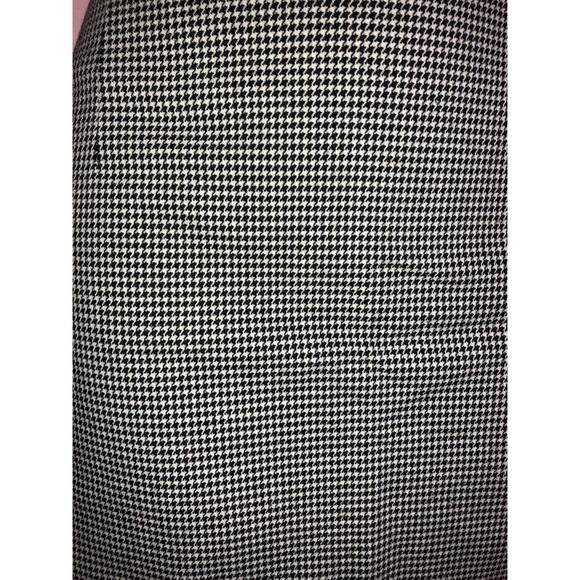 Houndstooth print pencil skirt size 14 - Picture 6 of 7